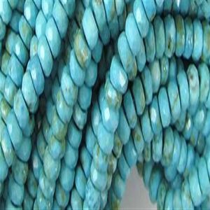 Facet Jade 4x6mm Edelsteen DIY Sieraden Maken Turquoise Losse Kralen Strand 15 2377