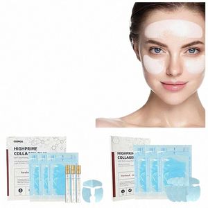 Masque anti-âge pour le visage Collagène soluble Hydroled Filler Peau lisse Soulage la peau sèche Réduit les lignes Masque de serrage Essence m9qQ #