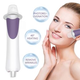 Instrument de beauté facial firme soulève la mésothérapie RF Microcurrent pour le masseur du visage Anti Remover Réparation de la peau 240425