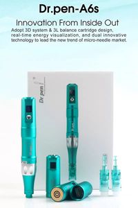 Facial Beauty Pen Ultima A6S Professional Led 6 Speed ​​Auto Microneedle Dermapen Microneedling Mesotherapy for Beauty
