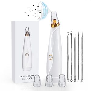 Facial Blackhead Remover Pimple Face Pore Acne Cleaner Blackhead Zuigapparaat Zwart Punt Vacuum Cleaner Tool Naald Kit