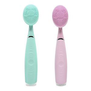 Brosse de nettoyage du visage, outil de nettoyage en Silicone étanche, masseur électrique de vibrations du visage, nettoyeur de pores, dispositif d'élimination des points noirs