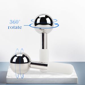 Globes De Glace Pour Le Visage Cool Roller Ball Magic Ice Masseur Facial En Acier Inoxydable Cryo Globe Bâtons Pour Le Massage De Refroidissement Anti-âge Réduisant Les Poches Outils De Beauté