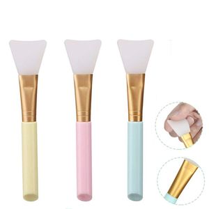 Cepillo para máscara facial Herramienta de maquillaje para mujeres Base Cepillos de silicona suave Herramientas para el cuidado de la piel