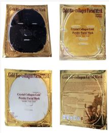 Masque facial Gol Bio Collagène Masque Face à face Masques Golden Crystal Powre Hydrating Anti-Aging Whitening Skin Soins plus lisses BE6180658