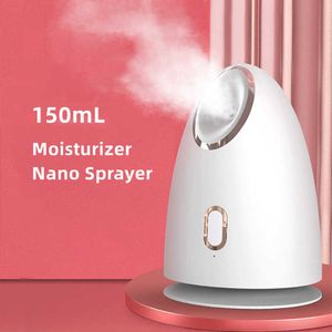 Facial Steamer 150 ml Grote Hot Nano Sproeier Gezicht Moisturizer Huidverzorging Luchtbevochtiger Spa Vernevelaar 230705