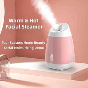 Facial Steamer Hot Spray Mist Home Sauna Spa Face Beauty Instrument Hydratant Skin Care 230801