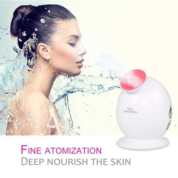 Vaporizador facial Ionic Lady Face Sprayer Humidificador Sauna personal Spa Herramienta de vapor Hidratante de belleza Cuidado de la piel de poros abiertos Nuevo 230705