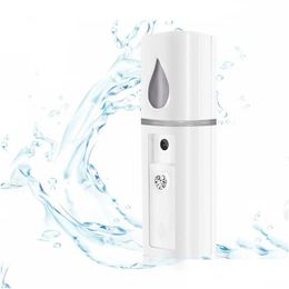 Vaporisateur facial Nano Mist Spray Extensions de cils Nettoyage des pores Eau Spa Hydratant Hydratant Pulvérisateur pour le visage USB rechargeable 2311 Dhfaq