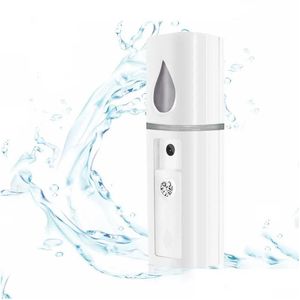 Gezichtsstomer Nano Mist Spray Wimperextensions Reiniging Poriën Water Spa Hydraterend Hydraterend Gezichtssproeier Oplaadbaar USB 2311 Dhfaq