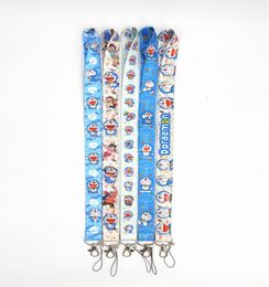 Factory 100 stuk Doraemon anime lanyard sleutelhanger nek band camera camera id telefoonreeks hanger badge feest cadeau accessoires 7092725