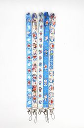 Factory 100 stuk Doraemon Anime Lanyard Keychain Neck Trap Camera ID Telefoon String Paar Badge Party Gift Accessories 7170419