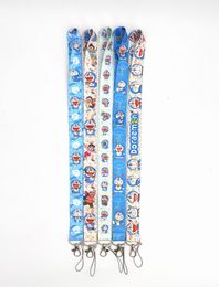 Factory 100 stuk Doraemon Anime Lanyard Keychain Neck Riem Camera Camera ID Telefoon String Paar Badge Party Gift Accessories 1595820