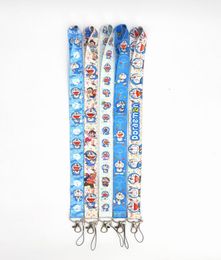 Factory 100 stuk Doraemon Anime Lanyard Keychain Neck Riem Camera Camera ID Telefoon String Pendant Badge Party Gift Accessories 6931716