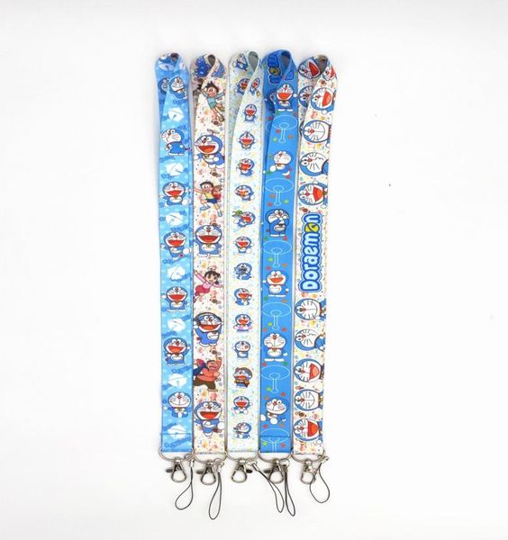 Factory 100 Piest Doraemon Anime Lanyard Keychain Neck STRAP CLACE CAME ID Téléphone String Pendre Badge Party Gift Accessoires 7092725