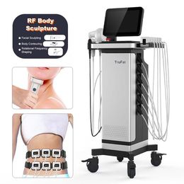 Factory 3d trusculpt id verre infrarood body sculpting apparatuur monopolaire rf led ems schoonheid machine voor vetverbrander gezicht dubbele kin verwijdering