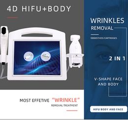 Fabriek 4d 7D hifu liposonixs lichaam vermagering huidverstrakking 4D hifu liposonixs 2 in 1 hifu 7d facial y korporaal