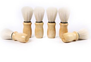 Brosse de rasage de cheveux de poils d'usine pour les brosses de poignée en bois d'hommes, outil professionnel de Salon de blaireau