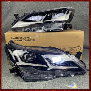 Faro de coche de fábrica para Toyota Reiz Mark X 10-13 2010 2011 2012 2013 10 11 12 13 Faro delantero LED completo con señal de giro amarilla con luces delanteras Plug and Play Faros delanteros