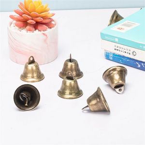Factory Christmas Decorations Craft Bells Brass Crafts Vintage Hanging Wind Chimes Making Dog Training Doorbell Christmas Tree 1.65 x 1.5 Inch Bronce G0612