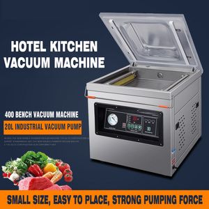 Factory Commercial Rice Vacuum Sealer Industrial Vacuums Pakket Machine Tea Sealing Packaging Machines 400 Table