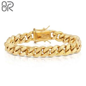 Factory Custom 5mm 10k 14k Solid Real Gold Cuban Link Chain Shine Felhelder Bracelet Hip Hop Fine Jewelry for Men Women