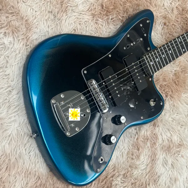 Fábrica personalizada Jag.r Guitarra eléctrica Cuerpo de caoba Mástil de arce Hardware cromado Envío gratis