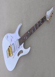 Factory Custom Left Handed White Electric Guitar met Rosewood fretboardgold Hardwarescalloped Neck op laatste 4 fretScan Be Cust5231375