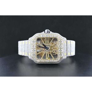 Factory Custom Pass Tt Iced Out Vvs Moissanite Diamond Watch Dames Hip Hop Didpgeqy