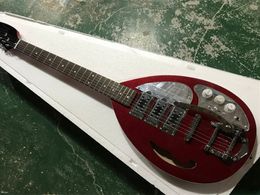 Factory Custom Red Body elektrische gitaar met spiegel pickguard, palissander toets, chromen hardware, leveren service op maat