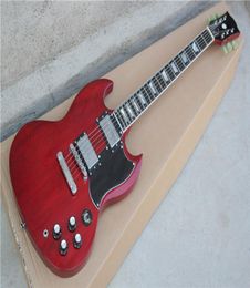 Guitare électrique rouge personnalisée en usine avec 2 pick-upsmahogany Body and Neckoffer personnalisé 4070041