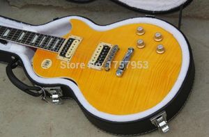 Factory Custom Shop 100 Nieuwe Flame Maple Top Slash Standard Electric Guitar met Slash Hard Case in Stock 1153230113