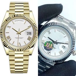 Date d'usine/jour automatique Watchsc-u1 qualité 41mm montre à Quartz hommes femmes en acier inoxydable étanche montres lumineuses es