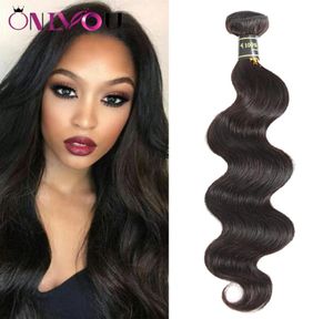 Factory Deal 9a Peruaanse Maagdelijke Haarextensions Body Wave Menselijk haar weeft Bundels 1pc 826 Inch Braziliaanse Ruwe Indiase Top Remy Ha8820176