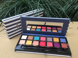 Fábrica Direct DHL Envío gratis Nuevo maquillaje Ojos Nuevos llegados Marca caliente Paleta de sombras de ojos 14 colores Paleta de ojos!