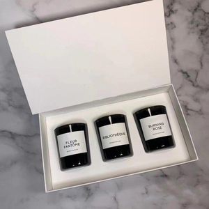 Factory Direct Byredo Parfum Bougie La sélection Bougies parfumées Bougie Solid Perfumes 70g * 3Peièces / Set Hommes Femmes Femmes Livraison rapide