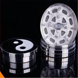 Factory Direct Cigarette Light Hand Smoked Device Alloy Metal 3 Couche Smoke Grinder Wholesale