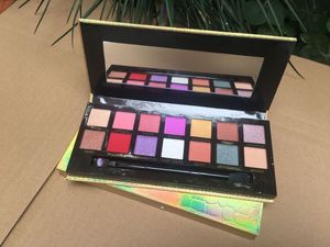 Usine directe DHL Livraison gratuite Nouveau maquillage Yeux Hot Marque Boîte d'or Boîte à ombre Palette 14 couleurs Shadow! Happy_Mei