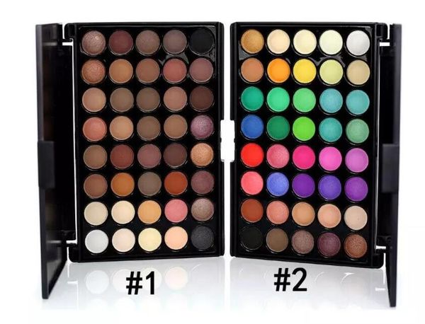 Factory Direct DHL Nouveau maquillage Popfeel 40 couleurs Palette d'ombres à paupières 2 couleurs différentes 7975069