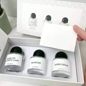 Kit de réglage de parfum de désraquage direct d'usine 3pcs 30 ml de parfum de parfum Super cèdre Balance Rose of No Man's Land Cologne Parfum de haute qualité