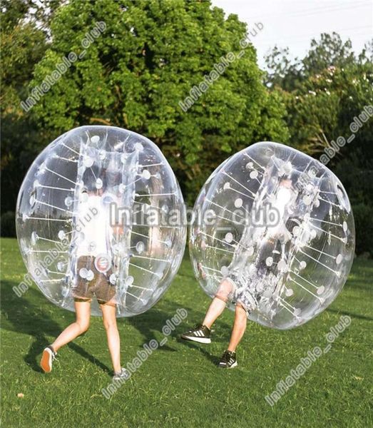 Corps gonflable direct d'usine Zorb Playhouse 15M taille humaine pare-chocs costumes PVC Football gonflable bouclé Balls6283415