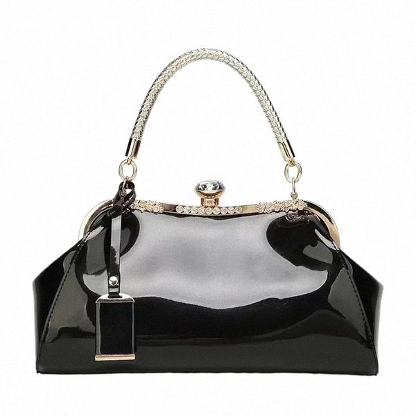 Factory Direct Ladies Light Plastic Patent Leather Sac Sac Foreign Trade Sacs Sacles de femmes Sacles en gros de l'été et de l'automne Nouveau L5HH #