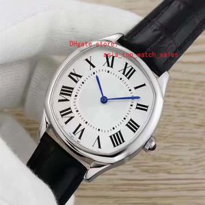 Dernière version directe d'usine Super Caliber Montre automatique Cadran blanc 316 L Boîtier de montre en acier Montres pour hommes Top montres-bracelets188W