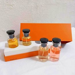 Ensemble de parfum direct d'usine 4X30ML bouteille unisexe Rose des Vents/Apogee/Contre Moi/Le Jour se Leve Parfum aromatique aromatique durable Déodorant Expédition rapide