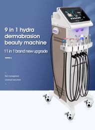 Prix direct usine 9 en 1 Microdermabrasion hydro eau oxygène équipement de beauté soins de la peau du visage Appareil de salon de beauté