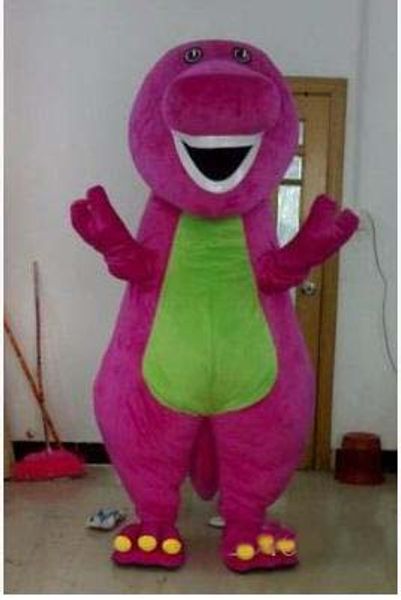 Vente directe d'usine Costume de mascotte de dinosaure Barney Personnage de film Costumes de dinosaure Barney Déguisements Taille adulte Vêtements Livraison gratuite