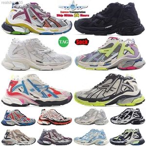 Fabriek directe verkoop Casual schoenen 2024 Track Runners 7.0 Casual Platform Merk Transmit sense heren BOURGONDIË Deconstruction Tracks plaatvormige platte schoenen