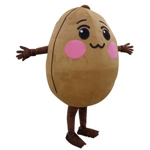 Usine vente directe mignon pomme de terre mascotte Costume fantaisie robe de soirée Halloween carnaval Costumes taille adulte haute qualité livraison gratuite