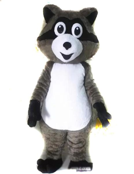 Costume de mascotte de chiot gris, vente directe d'usine, taille adulte, mascotte de chien, robe de fête de noël