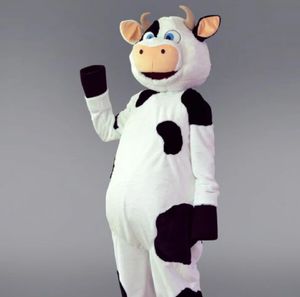 Costume de mascotte de vache de haute qualité, vente directe d'usine, taille adulte, vache qui marche